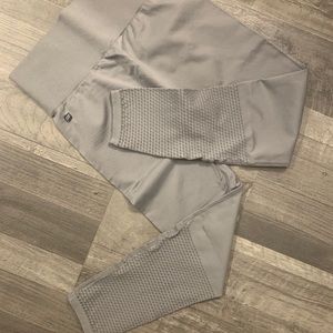 Fabletics 3/4 Gray Leggings